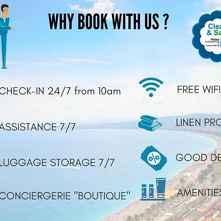 Lägenhet Nestor&Jeeves - Cocoa Beach - Hyper Center - Close Sea And Old Town Nice